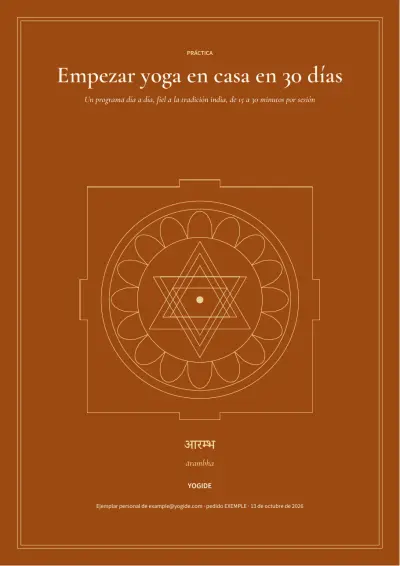 Empezar yoga en casa en 30 días — Página de muestra 1 de 44 — portada