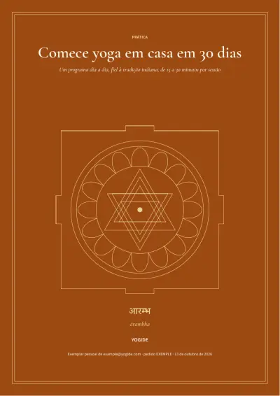 Comece yoga em casa em 30 dias — Página de amostra 1 de 44 — capa