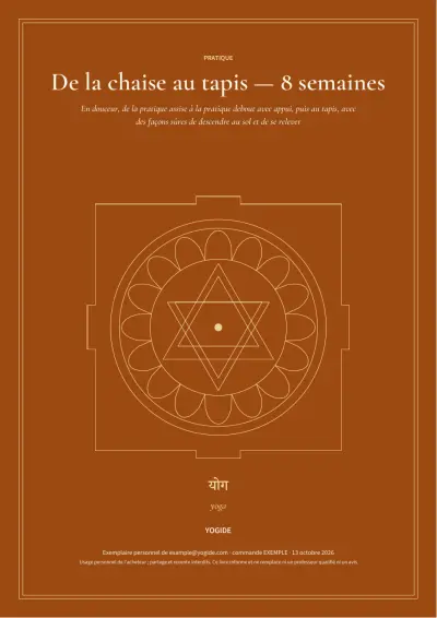 De la chaise au tapis — 8 semaines — Page d’aperçu 1 sur 37 — couverture