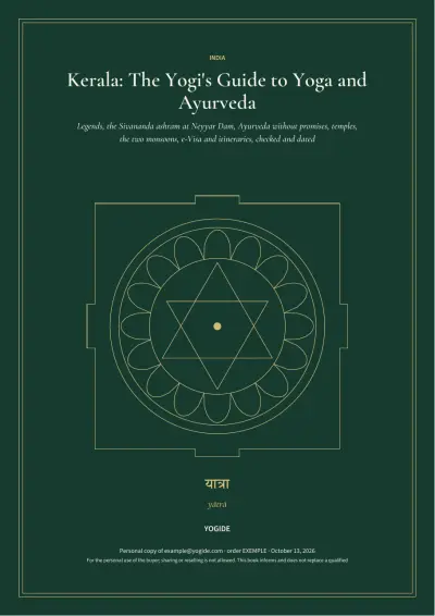 Kerala: The Yogi's Guide to Yoga and Ayurveda — Sample page 1 of 44 — cover