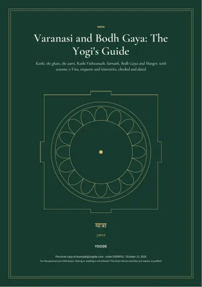 Varanasi and Bodh Gaya: The Yogi's Guide — Sample page 1 of 43 — cover