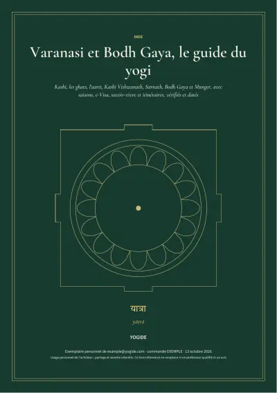 Varanasi et Bodh Gaya, le guide du yogi — Page d’aperçu 1 sur 43 — couverture