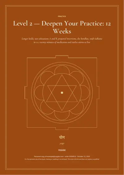 Level 2 — Deepen Your Practice: 12 Weeks — Sample page 1 of 41 — cover
