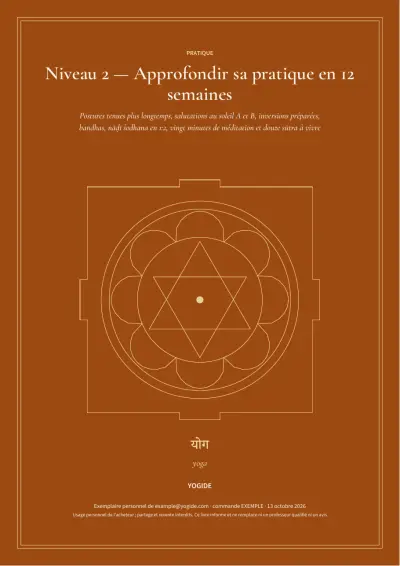 Niveau 2 — Approfondir sa pratique en 12 semaines — Page d’aperçu 1 sur 41 — couverture