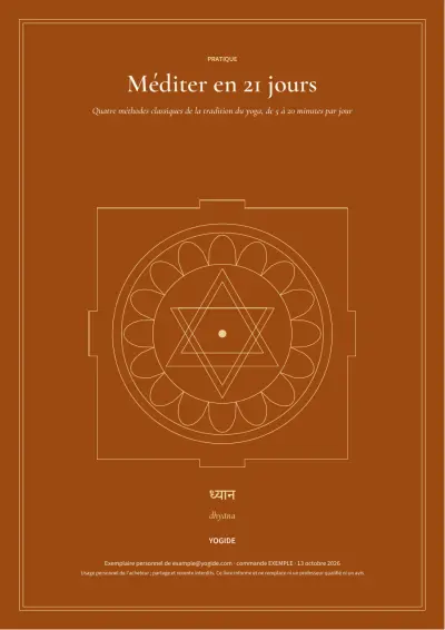 Méditer en 21 jours — Page d’aperçu 1 sur 27 — couverture