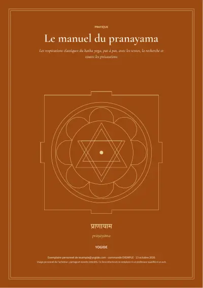 Le manuel du pranayama — Page d’aperçu 1 sur 50 — couverture