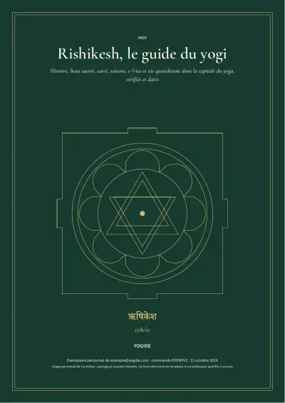 Rishikesh, le guide du yogi — Page d’aperçu 1 sur 40 — couverture