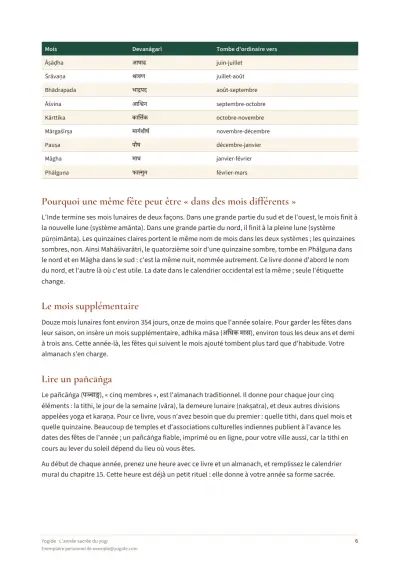 L'année sacrée du yogi — Page d’aperçu 6 sur 38 — tableau