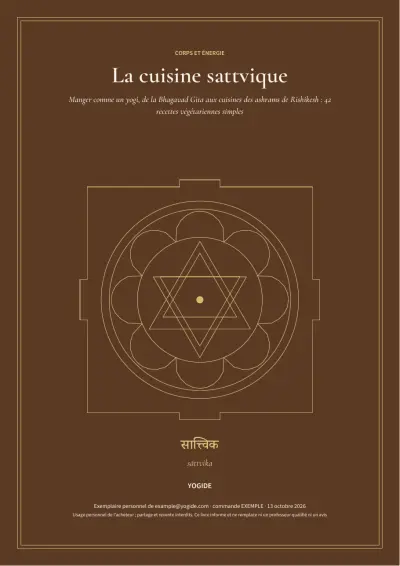 La cuisine sattvique — Page d’aperçu 1 sur 44 — couverture
