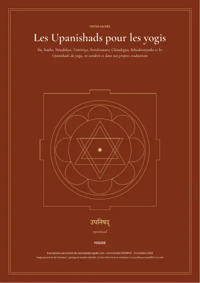 Les Upanishads pour les yogis — Page d’aperçu 1 sur 44 — couverture